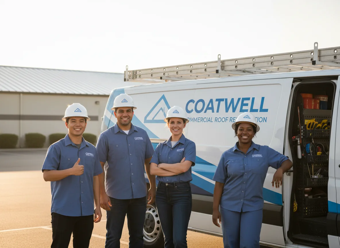 Commercial roof coating company in Dorrance, KS